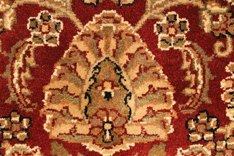 Jaipur Beige Round Hand Knotted 40 X 40 Area Rug 250-28224 Image 1