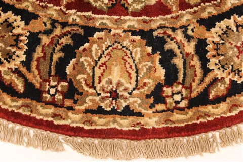 Jaipur Beige Round Hand Knotted 40 X 40 Area Rug 250-28224 Image 8