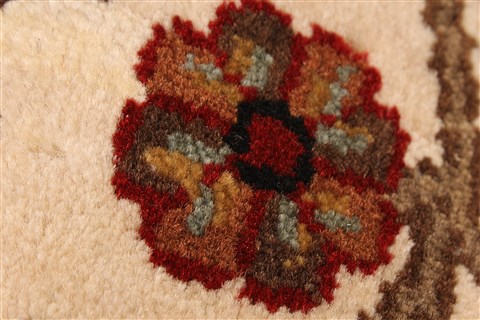 Jaipur White Hand Knotted 30 X 50 Area Rug 250-28225 Image 5