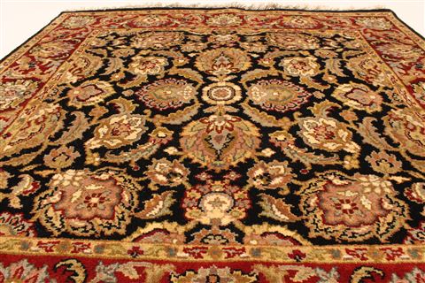 Jaipur Black Square Hand Knotted 40 X 40 Area Rug 250-28229 Image 10