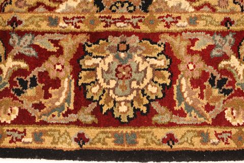 Jaipur Black Square Hand Knotted 40 X 40 Area Rug 250-28229 Image 9
