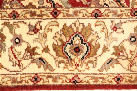 Jaipur Beige Square Hand Knotted 39 X 40 Area Rug 250-28230 Image 1