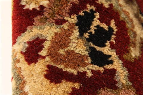 Jaipur Black Square Hand Knotted 40 X 40 Area Rug 250-28231 Image 6