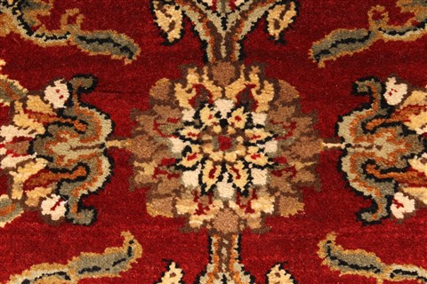 Jaipur Red Hand Knotted 30 X 50 Area Rug 250-28232 Image 2