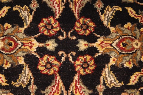 Jaipur Black Hand Knotted 26 X 40 Area Rug 250-28234 Image 2