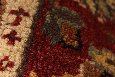 Jaipur Black Hand Knotted 26 X 40 Area Rug 250-28234 Image 7