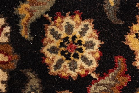 Jaipur Black Hand Knotted 26 X 40 Area Rug 250-28234 Image 8