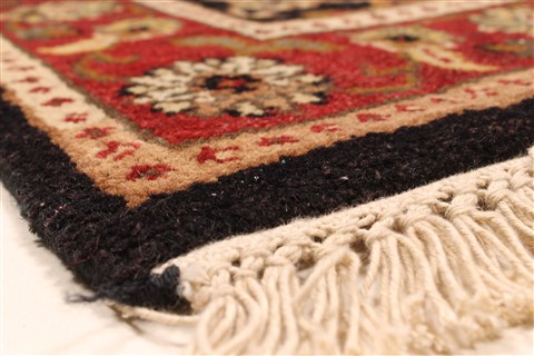 Jaipur Black Hand Knotted 26 X 40 Area Rug 250-28234 Image 9