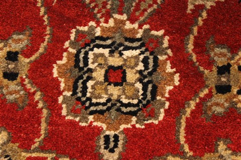 Jaipur Red Hand Knotted 40 X 60 Area Rug 250-28235 Image 9