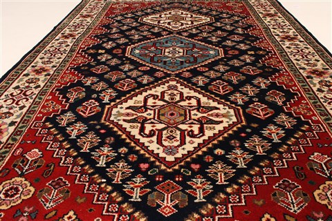 Yalameh Blue Hand Knotted 310 X 510 Area Rug 250-28236 Image 4