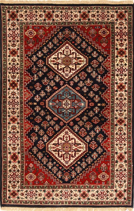 Yalameh Blue Hand Knotted 310 X 510 Area Rug 250-28236 Image 0