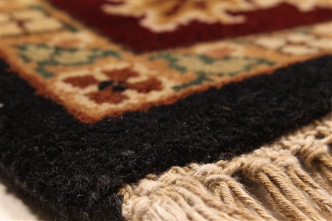 Jaipur Black Hand Knotted 40 X 60 Area Rug 250-28238 Image 10