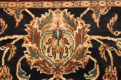 Jaipur Black Hand Knotted 40 X 60 Area Rug 250-28238 Image 9