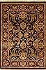 Jaipur Black Hand Knotted 40 X 60 Area Rug 250-28238 Thumb 0