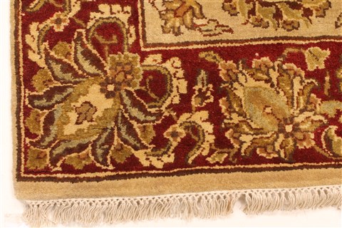 Jaipur Beige Hand Knotted 40 X 60 Area Rug 250-28240 Image 1
