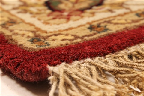 Jaipur Red Hand Knotted 40 X 60 Area Rug 250-28241 Image 11