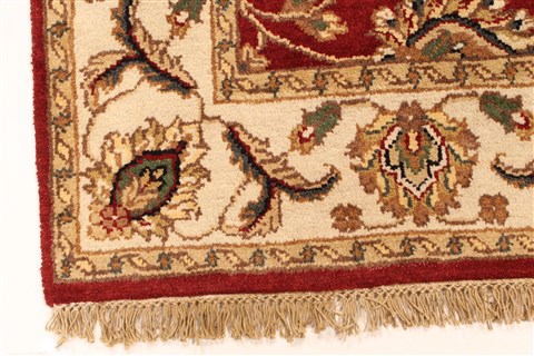 Jaipur Red Hand Knotted 40 X 60 Area Rug 250-28241 Image 1