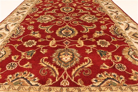 Jaipur Red Hand Knotted 40 X 60 Area Rug 250-28241 Image 4