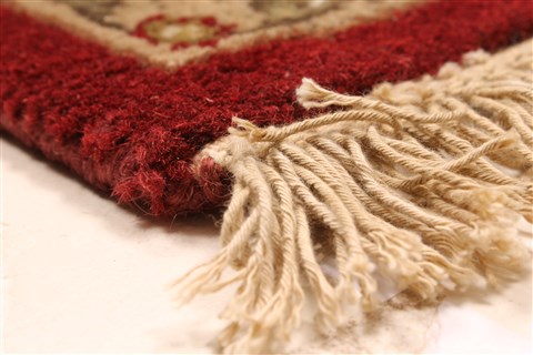 Jaipur Red Hand Knotted 40 X 60 Area Rug 250-28242 Image 1