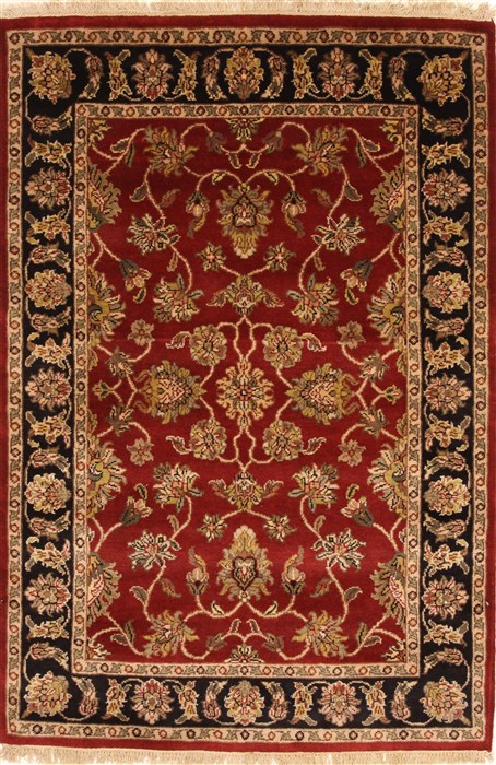 Jaipur Red Hand Knotted 40 X 60 Area Rug 250-28242 Image 0