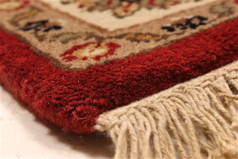 Jaipur Red Hand Knotted 40 X 60 Area Rug 250-28243 Image 10