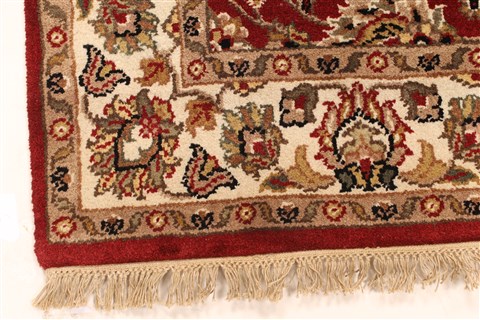 Jaipur Red Hand Knotted 40 X 60 Area Rug 250-28243 Image 1