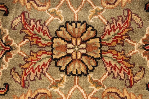Jaipur Green Hand Knotted 40 X 60 Area Rug 250-28244 Image 2