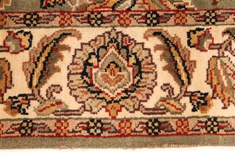 Jaipur Green Hand Knotted 40 X 60 Area Rug 250-28244 Image 3
