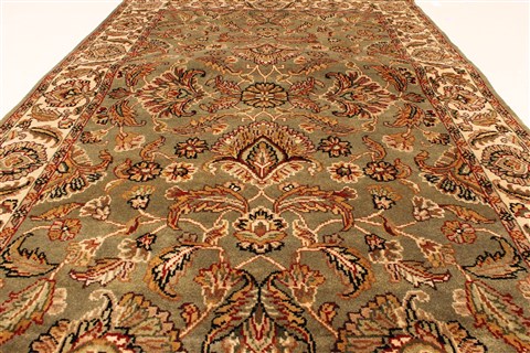 Jaipur Green Hand Knotted 40 X 60 Area Rug 250-28244 Image 4