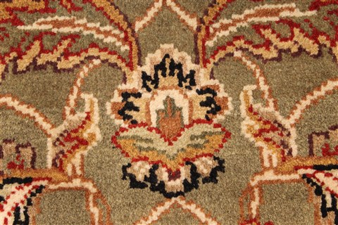 Jaipur Green Hand Knotted 40 X 60 Area Rug 250-28244 Image 9
