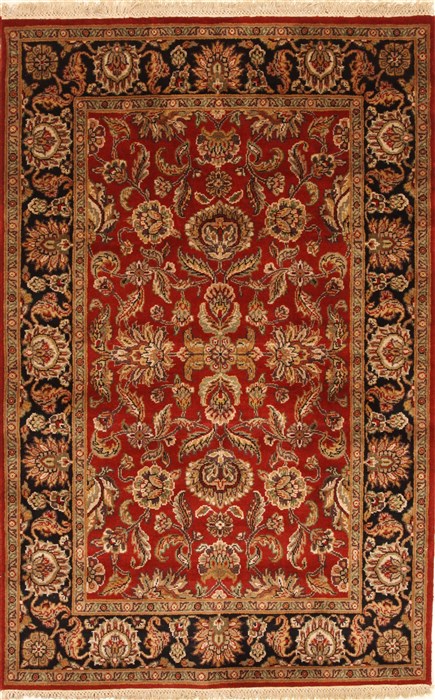 Jaipur Red Hand Knotted 40 X 60 Area Rug 250-28245 Image 0