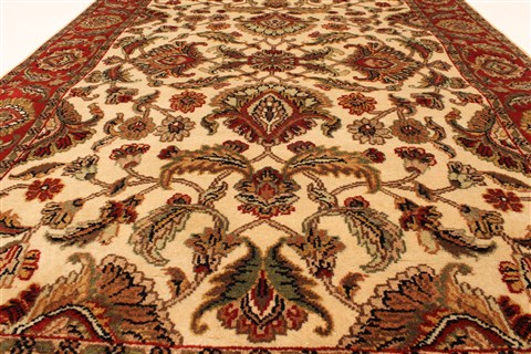 Jaipur Beige Hand Knotted 40 X 60 Area Rug 250-28246 Image 4