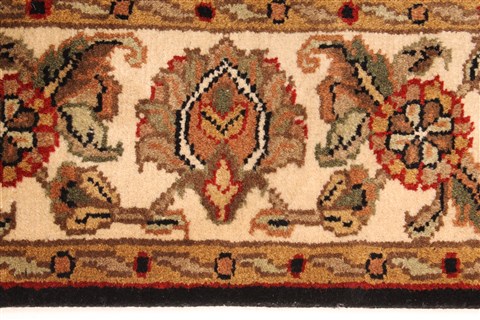 Jaipur Black Hand Knotted 40 X 60 Area Rug 250-28247 Image 3