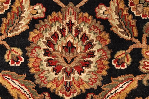 Jaipur Black Hand Knotted 40 X 60 Area Rug 250-28247 Image 9