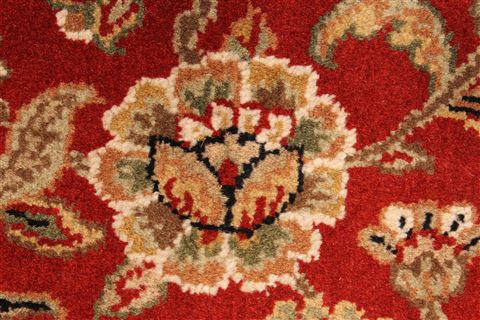 Jaipur Red Hand Knotted 40 X 60  Area Rug 250-28249 Image 10