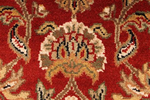 Jaipur Red Hand Knotted 40 X 60  Area Rug 250-28249 Image 8