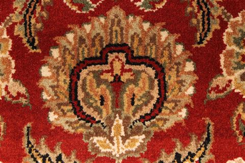 Jaipur Red Hand Knotted 40 X 60  Area Rug 250-28249 Image 9