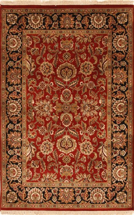 Jaipur Red Hand Knotted 40 X 60  Area Rug 250-28249 Image 0