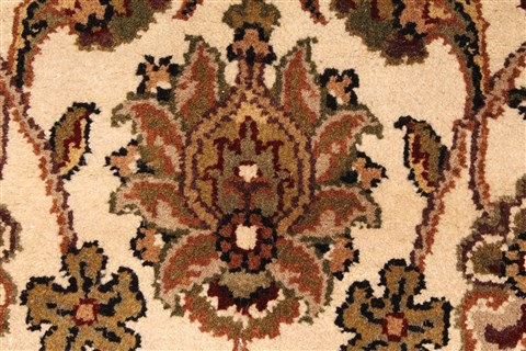 Jaipur White Hand Knotted 50 X 70 Area Rug 250-28250 Image 10