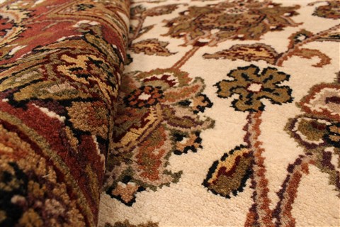 Jaipur White Hand Knotted 50 X 70 Area Rug 250-28250 Image 6