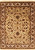 Jaipur Yellow Hand Knotted 50 X 70  Area Rug 250-28251 Thumb 0
