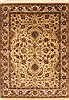 Jaipur Yellow Hand Knotted 50 X 70  Area Rug 250-28251 Thumb 0