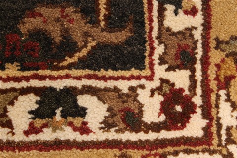 Jaipur Brown Hand Knotted 50 X 70 Area Rug 250-28252 Image 10