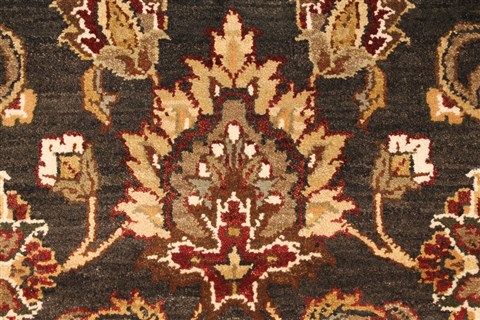 Jaipur Brown Hand Knotted 50 X 70 Area Rug 250-28252 Image 11