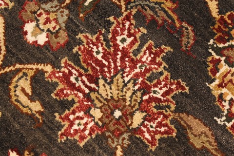 Jaipur Brown Hand Knotted 50 X 70 Area Rug 250-28252 Image 12