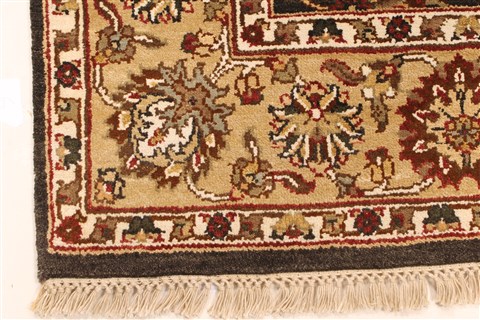 Jaipur Brown Hand Knotted 50 X 70 Area Rug 250-28252 Image 1