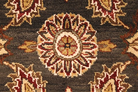 Jaipur Brown Hand Knotted 50 X 70 Area Rug 250-28252 Image 2