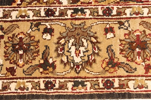 Jaipur Brown Hand Knotted 50 X 70 Area Rug 250-28252 Image 3