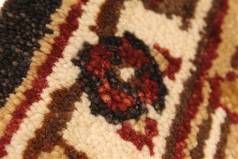 Jaipur Brown Hand Knotted 50 X 70 Area Rug 250-28252 Image 8