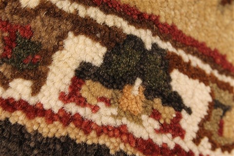 Jaipur Brown Hand Knotted 50 X 70 Area Rug 250-28252 Image 9